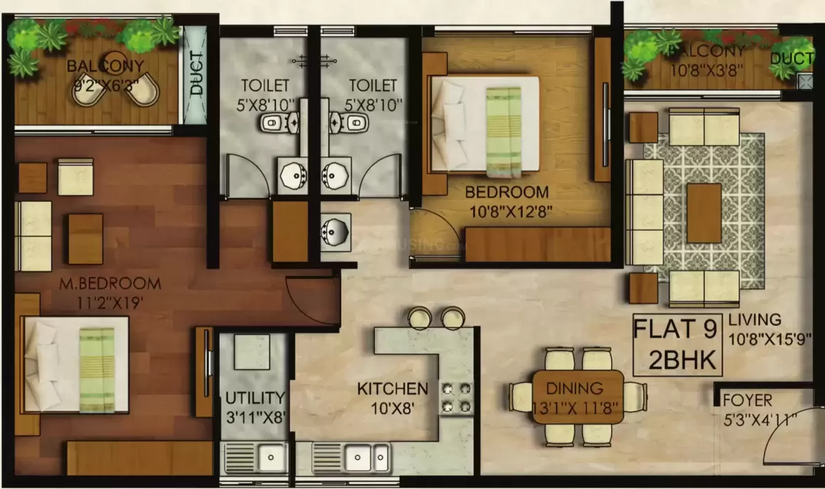 Floor plan for Rajarajeshware Piccassso